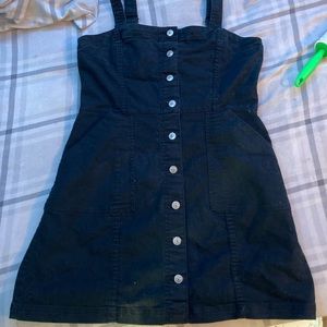 divided h&m black dress